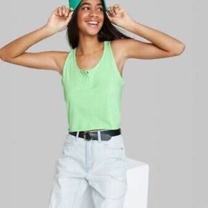 Wild Fable Green Tank Top